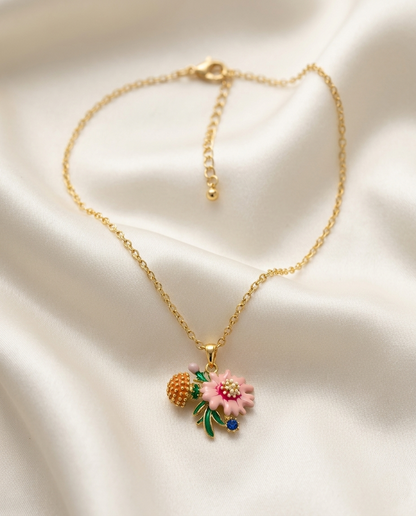 18K Gold Plated Enchanted Bloom Necklace